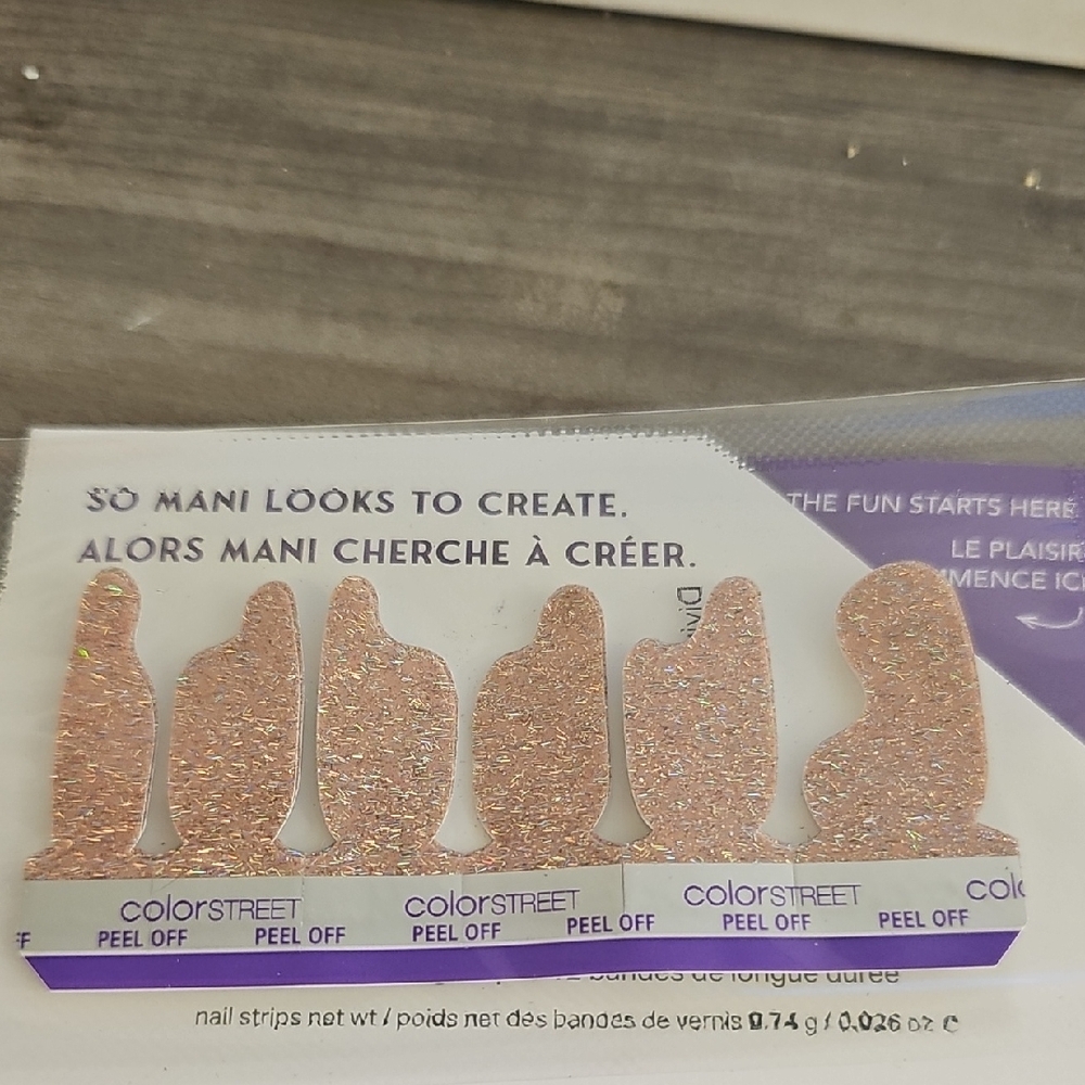Color Street Divine Diva Glitter Nail Strips